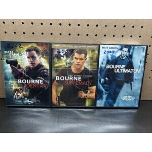 The Bourne Movie Series - 3 Movie Bundle - DVD, Region 1, Fast Shipping